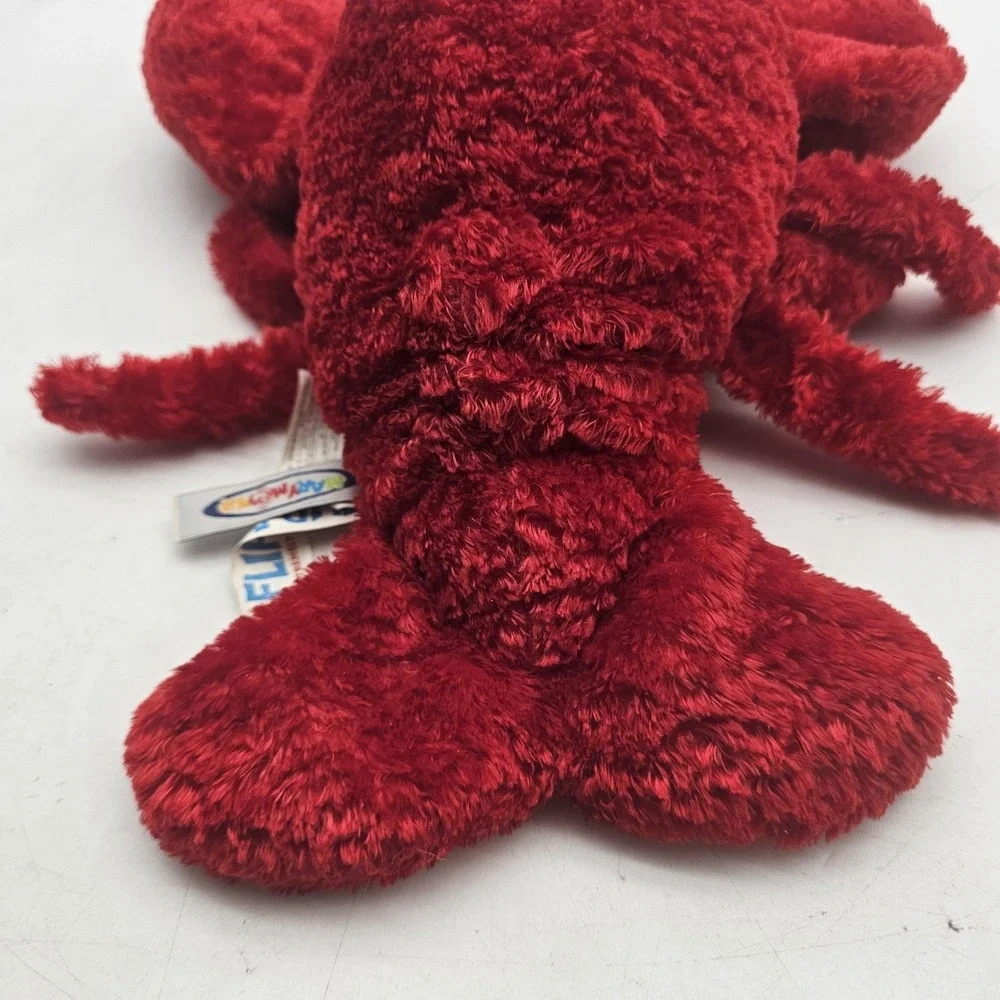 Mary Meyer Flip Flops Lobster Plush Stuffed Animal Toy Small Red Washable Cute